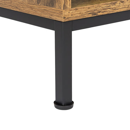 TV Stand with Open Shelves for 55-Inch Screens