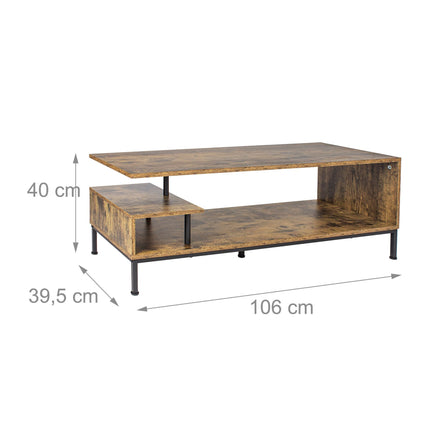 TV Stand with Open Shelves for 55-Inch Screens