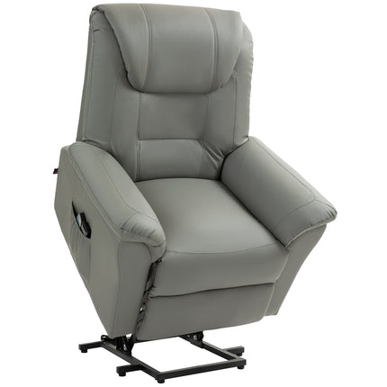 Electric recliner TV chair with heating, massage and stand-up assistance