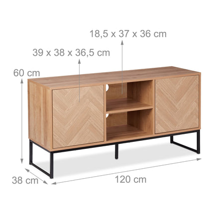 TV lowboard retro design