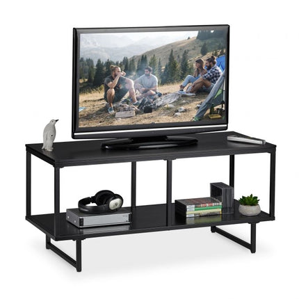 TV low counter MDF in black