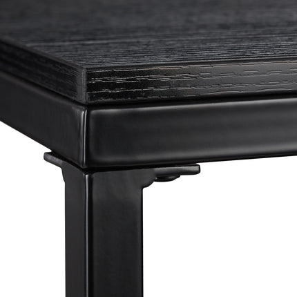 TV low counter MDF in black