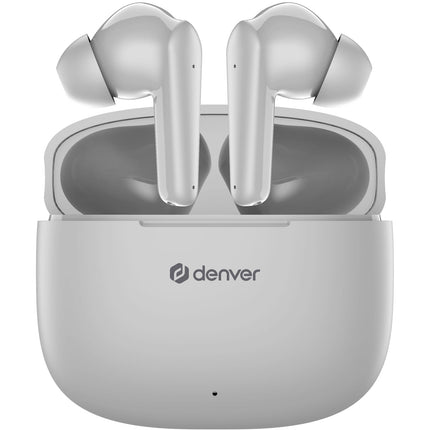 TWE-48GR True wireless Bluetooth headphones with charging case