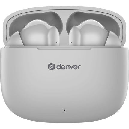 TWE-48GR True wireless Bluetooth headphones with charging case