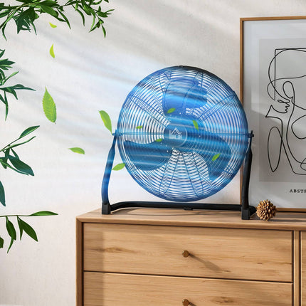 Electric table fan, 3 speeds & 120° tilt, black