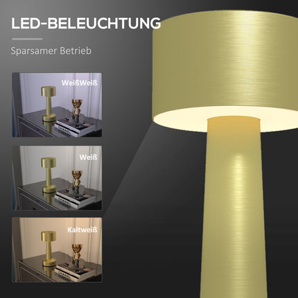 Rechargeable LED table lamp with touch switch