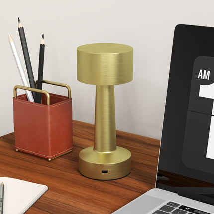 Rechargeable LED table lamp with touch switch