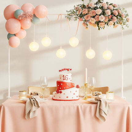 Table Rod Stand with Clamps for Balloons & Lights
