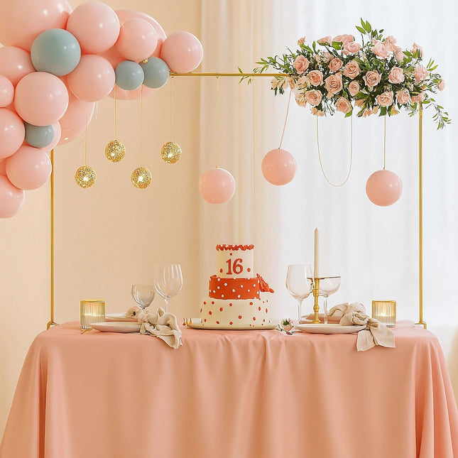 Table Rod Stand with Clamps for Balloons & Lights