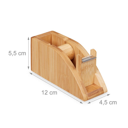 Table dispenser in bamboo