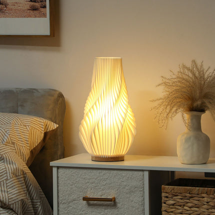 Smart LED Table Lamp - 3D Flower Display, Dimmable, Smart Control