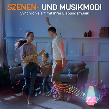 Smart LED Table Lamp - 3D Flower Display, Dimmable, Smart Control