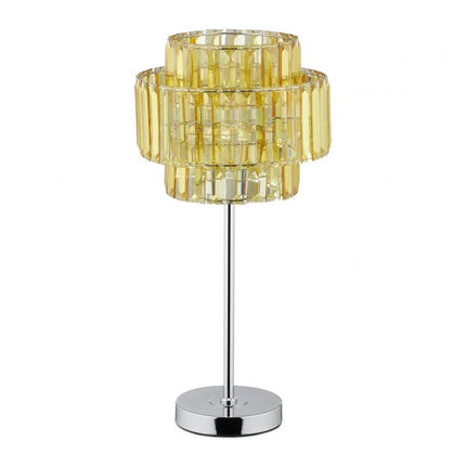 Table lamp crystal gold