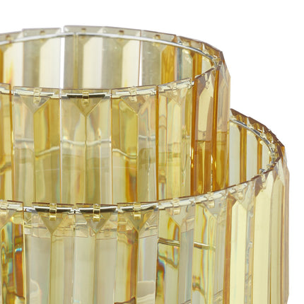 Table lamp crystal gold