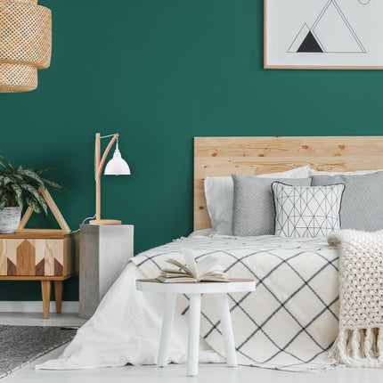 Table lamp in wood and metal