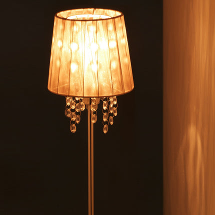 Table lamp organza crystal