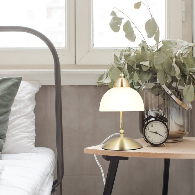 Table lamp touch function glass screen
