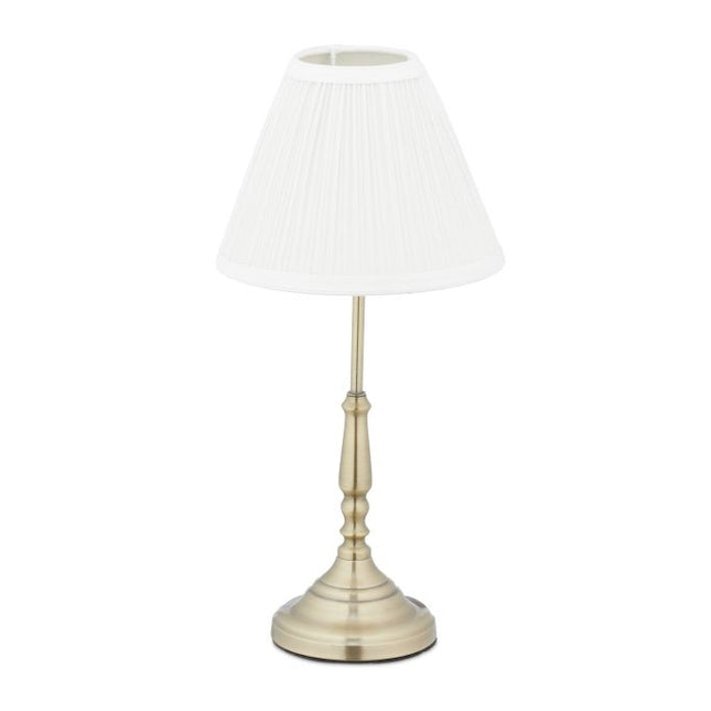 Table lamp white gold
