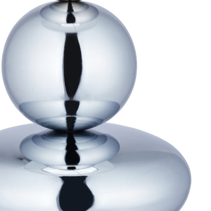 Table lamp with balls silver