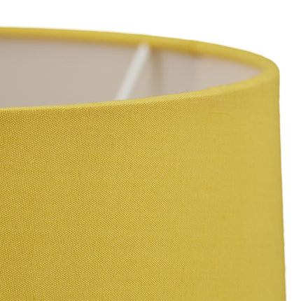 Table lamp with fabric shade