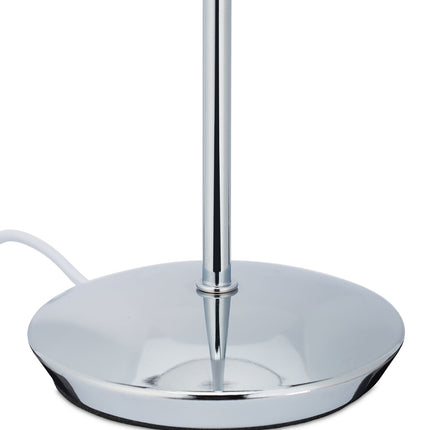 Table lamp with fabric shade