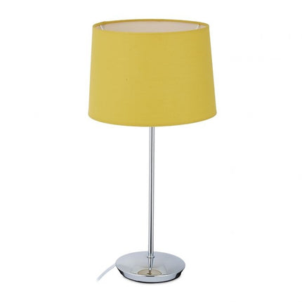 Table lamp with fabric shade