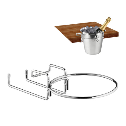 Table-mounted champagne cooler