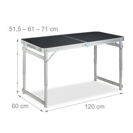 Table set for camping