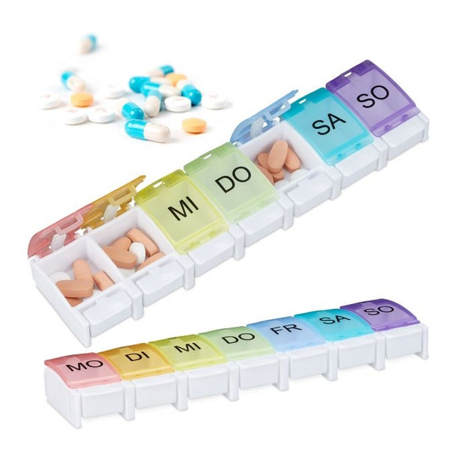Tablet Box 7 Days Set of 2