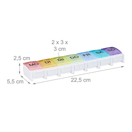 Tablet Box 7 Days Set of 2