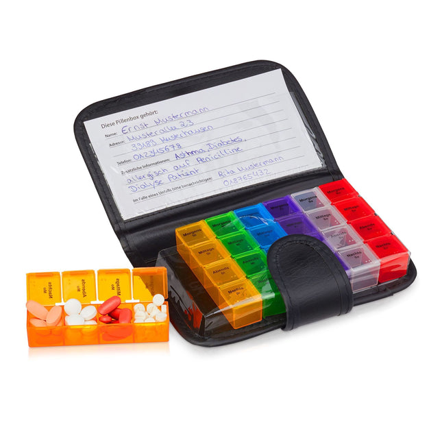 Tablet box 7 days with bag
