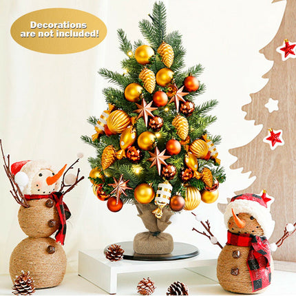 Tabletop Artificial Christmas Tree, 24-Inch, 35 LED, Timer