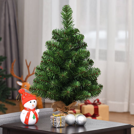 Tabletop Artificial Christmas Tree, 60 cm, Battery, 67 Branches