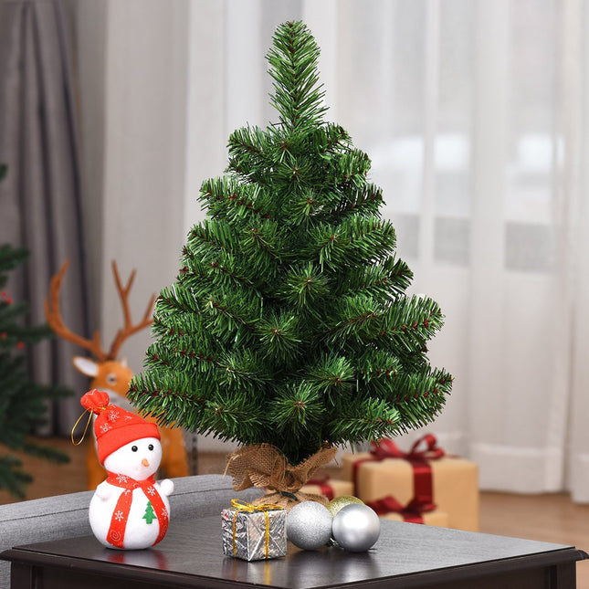 Tabletop Artificial Christmas Tree, 60 cm, Battery, 67 Branches