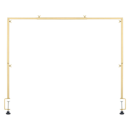 Tabletop Balloon Arch Stand With Clamps, Adjustable, Gold