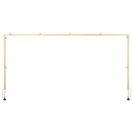 Tabletop Balloon Arch Stand With Clamps, Adjustable, Gold
