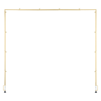 Tabletop Balloon Arch Stand With Clamps, Adjustable, Gold