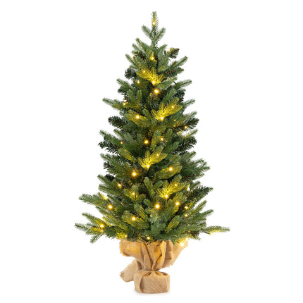 Tabletop Christmas Tree, 3 Ft, Battery-Operated, 50 Warm LED