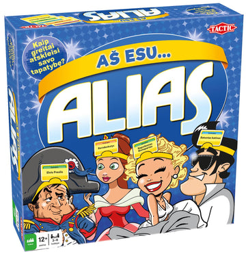 Tactic Board Game Alias I Am (In Lithuanian Lang.)