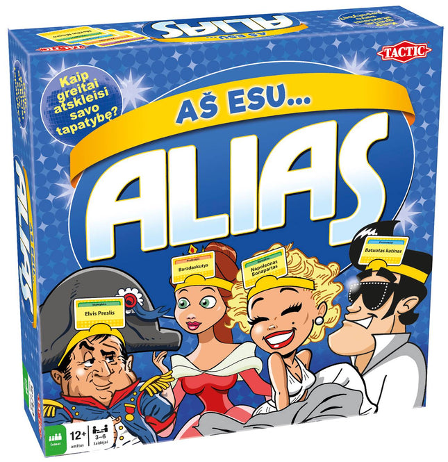 Tactic Board Game Alias I Am (In Lithuanian Lang.)