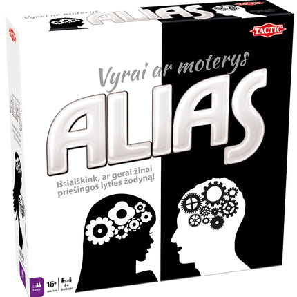 Tactic Board Game Alias Women Vs. Men (In Lithuanian Lang.)
