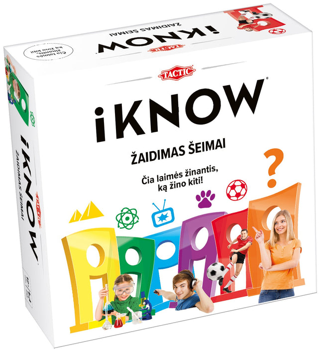 Tactic Board Game Iknow Family Quiz (In Lithuanian Lang.)