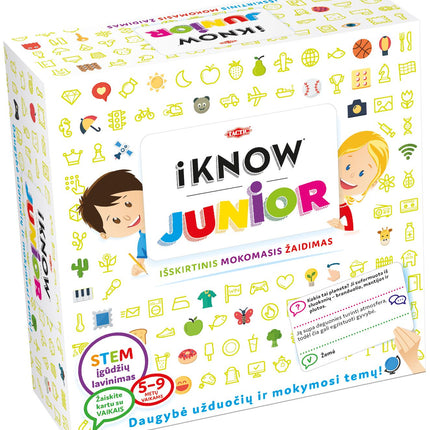 Tactic Board Game Iknow Junior (In Lithuanian Lang.)