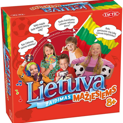Tactic Board Game Lithuania Trivia Junior (In Lithuanian Lang.)