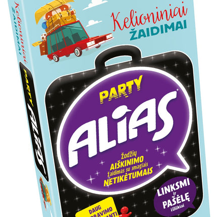 Tactic Board Game Party Alias Travel (In Lithuanian Lang.)