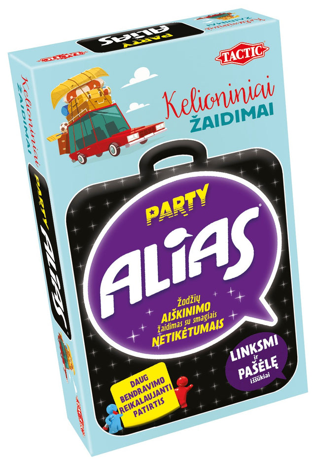 Tactic Board Game Party Alias Travel (In Lithuanian Lang.)