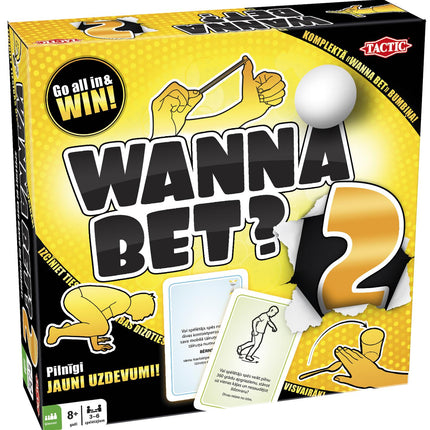 Tactic Board Game Wanna Bet 2 (In Latvian Lang.)