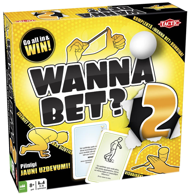 Tactic Board Game Wanna Bet 2 (In Latvian Lang.)