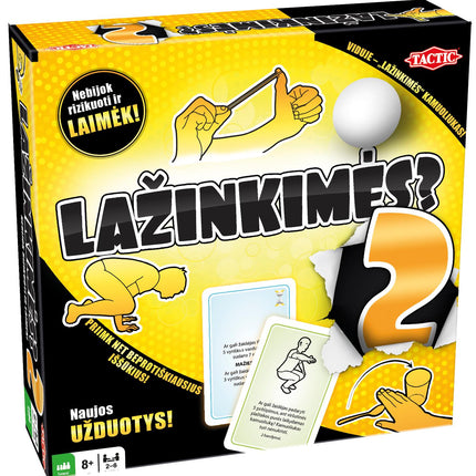 Tactic Board Game Wanna Bet? 2 (In Lithuanian Lang.)