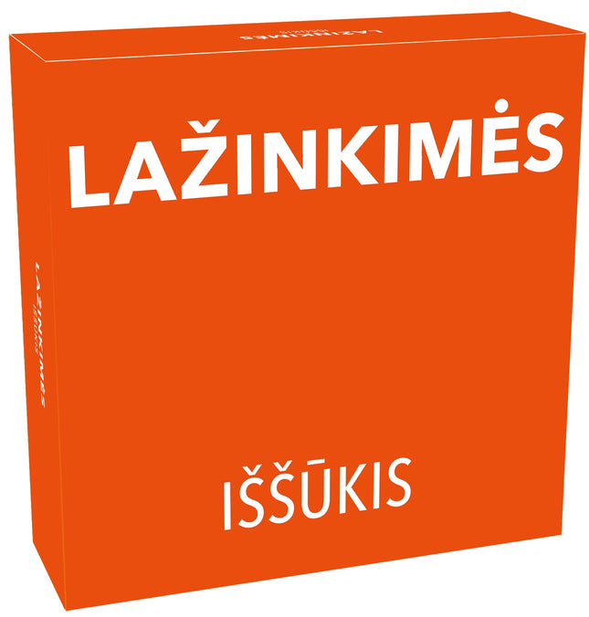 Tactic Board Game Wanna Bet Challenge (In Lithuanian Lang.)